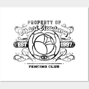 Ohtori Academy Fencing Club Tee Posters and Art